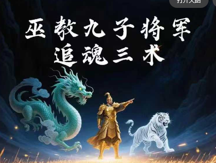 松韵道人《巫教九子将军追魂三术》视频+课件