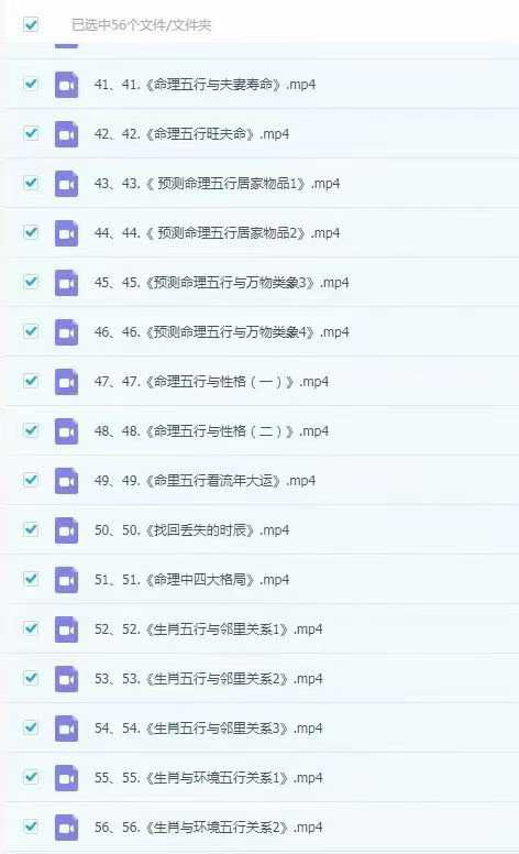 霍天平-文元文化《生命中的风水》56集视频课