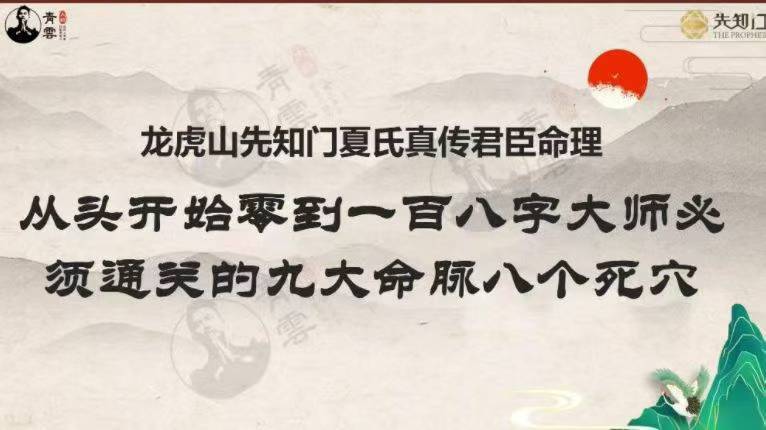 夏光明老师《从头开始零到一百八字大师必须通关的九大命脉八个死穴》(245页)