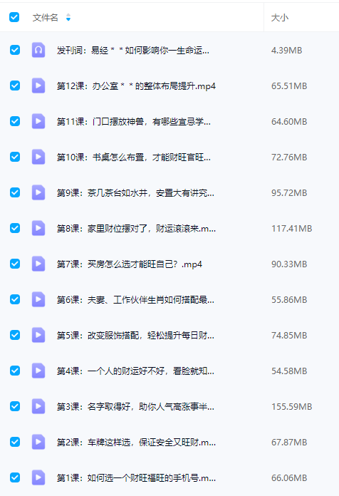 魏子焱超级财运课十二个改变财运的实操方法57集
