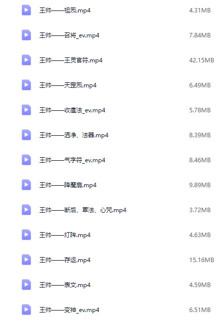 王帅视频合集