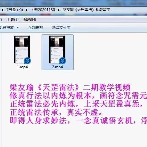 梁友瑜《天罡雷法》视频教学