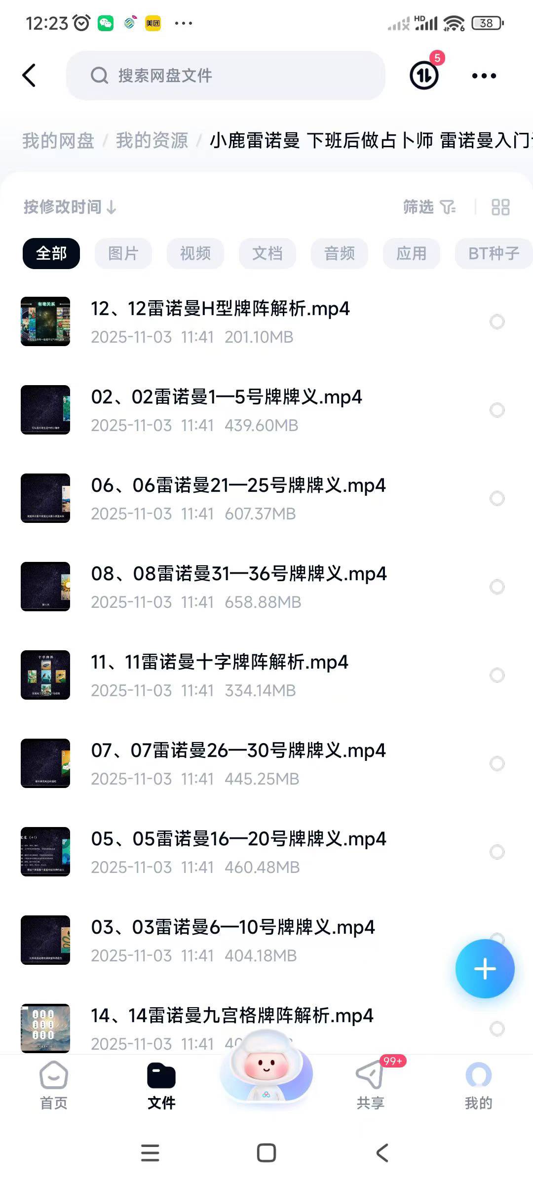 小鹿【雷诺曼】雷诺曼 下班后做占卜师课程14集视频课