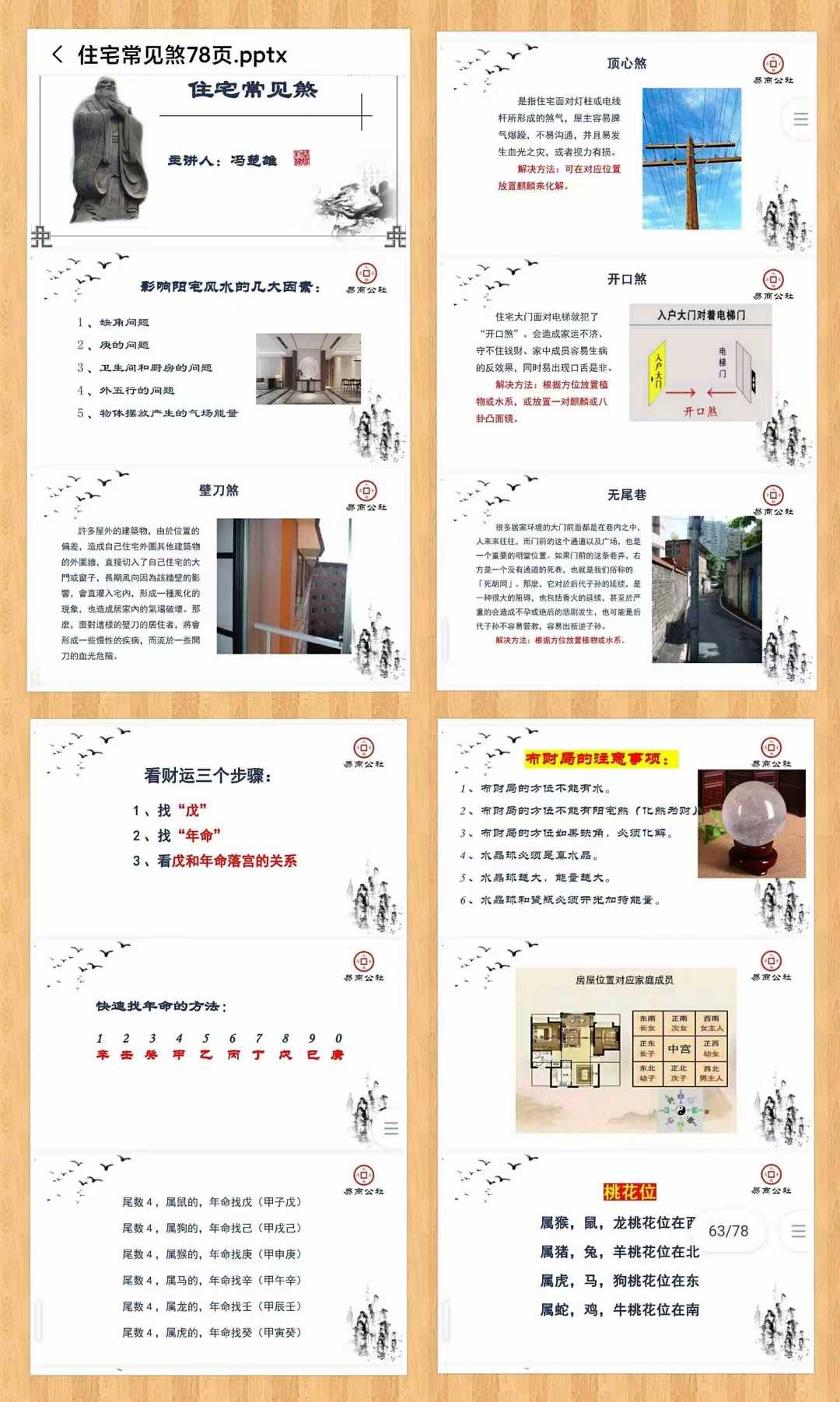 冯楚雄 住宅常见煞78页