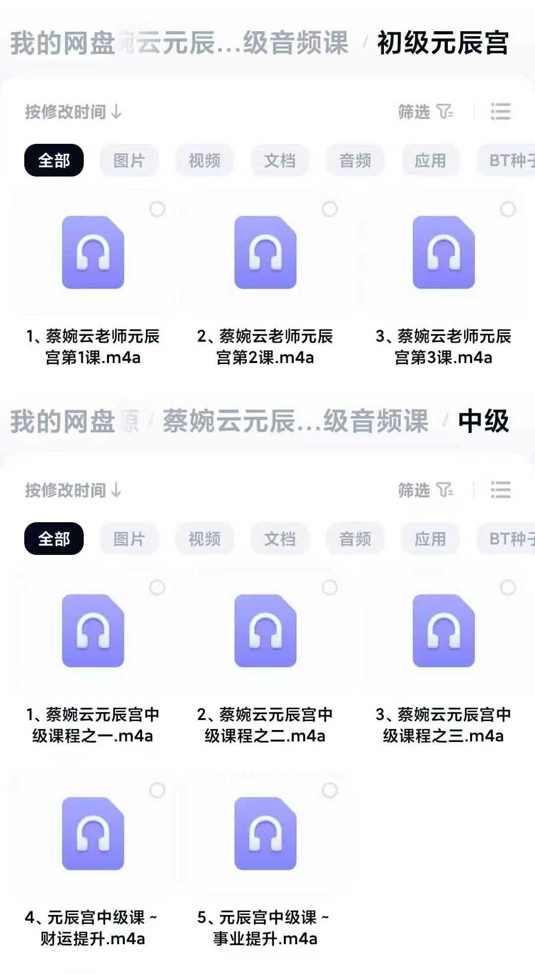 蔡婉云《元辰宫初中级》音频课共8节