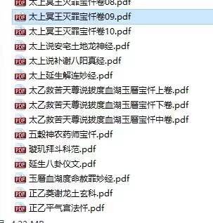 道教捷应坛科仪50本