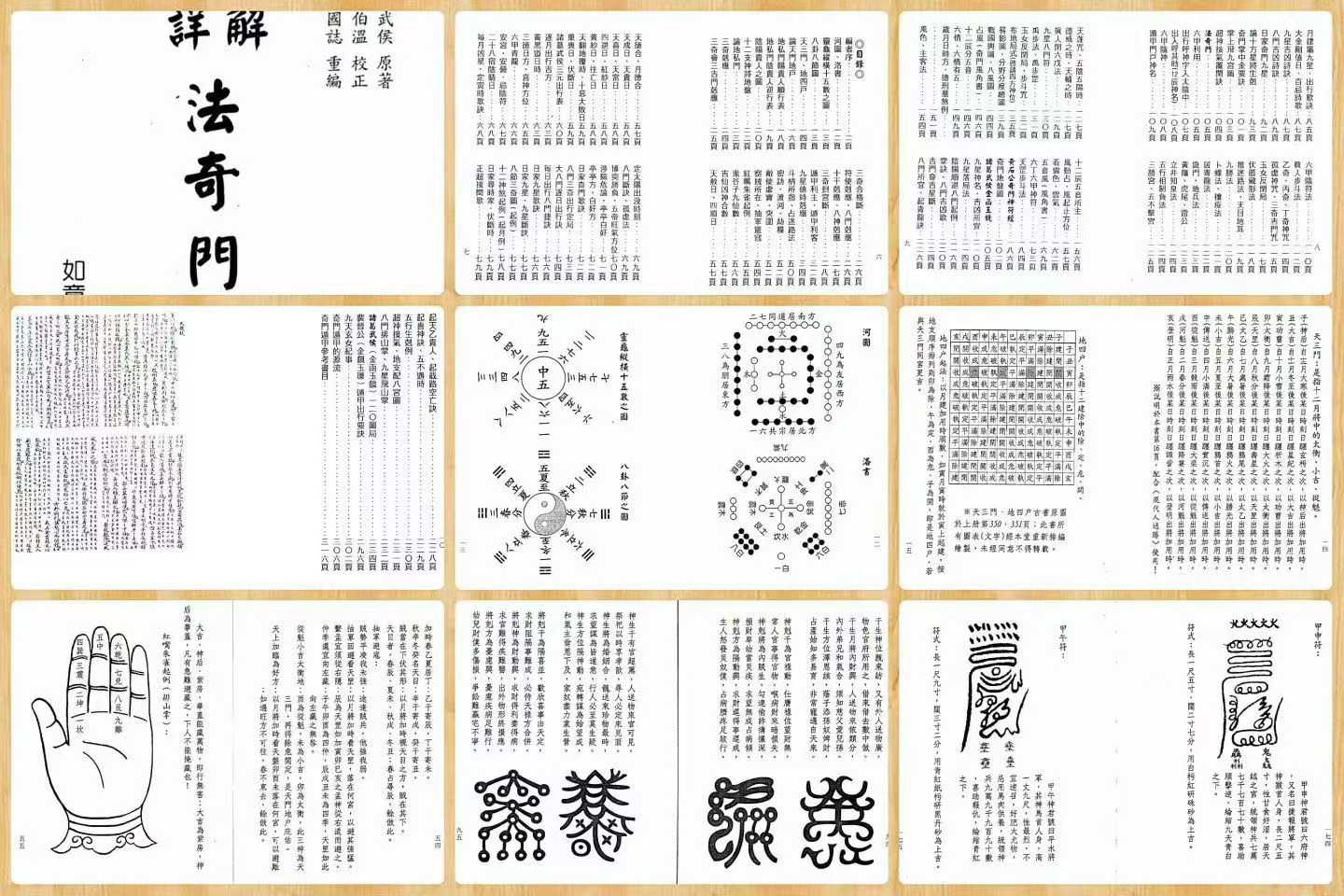 《详解法奇門》打印版 诸葛武侯原著 + 刘伯温校正 + 吴国志重编