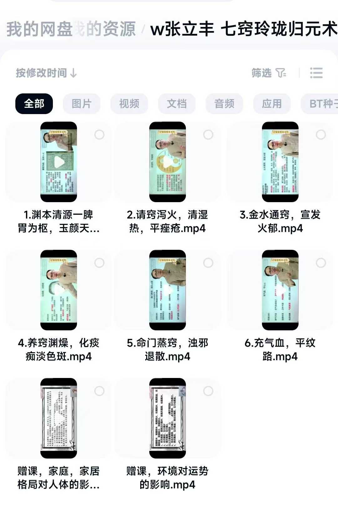 【张立丰】《七窍玲珑归元术》视频8集