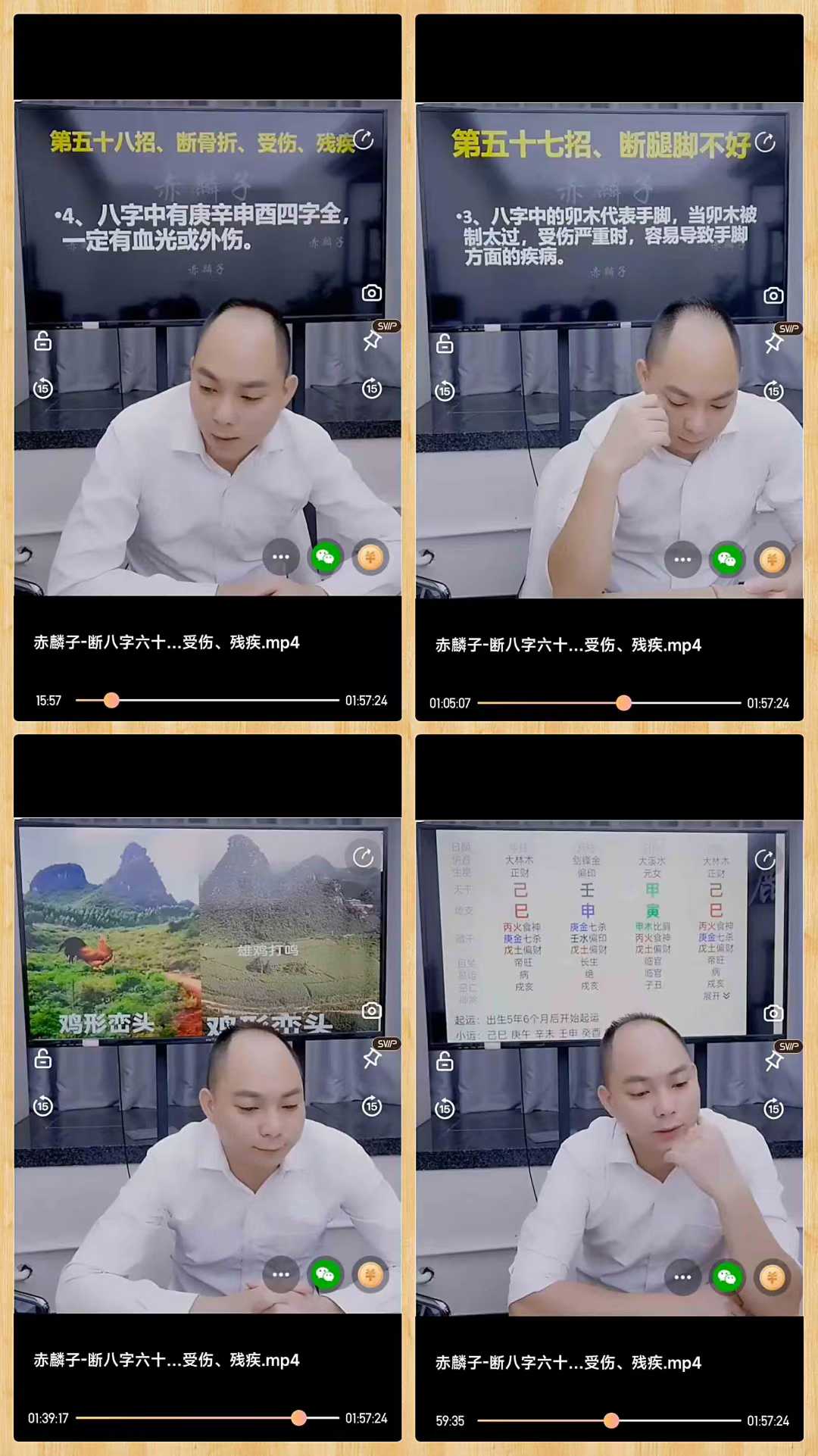 赤麟子-断八字六十六个吉凶祸福第五十八招、断骨折、受伤、残疾 视频一集