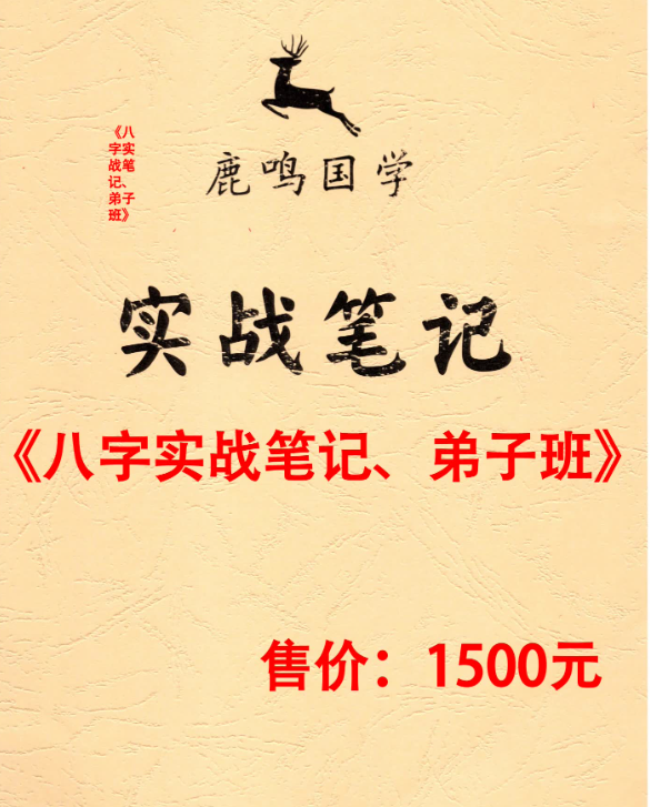 鹿鸣国学《实战笔记》296页+《案例集》240页 2本合集