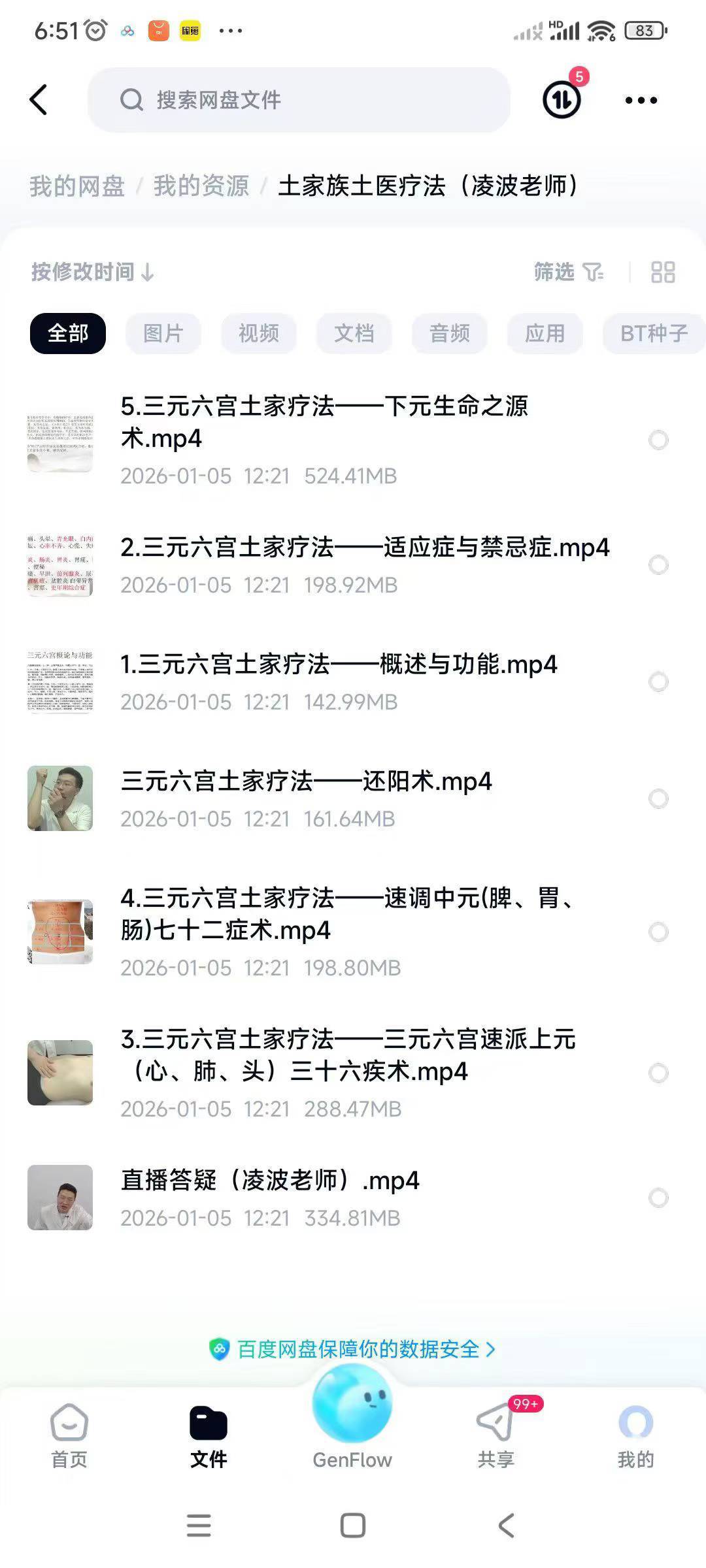 土家族土医疗法《凌波老师》视频7集