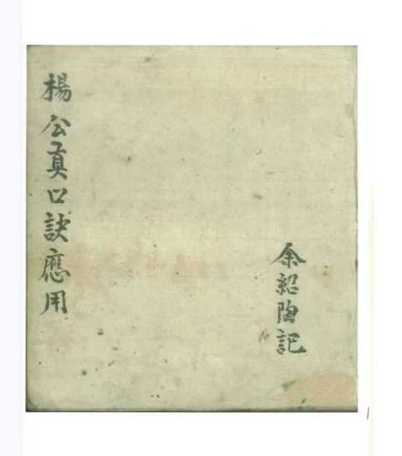 杨公真口诀应用234页