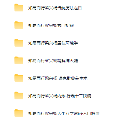 知易而行7套（合集）可单拍
