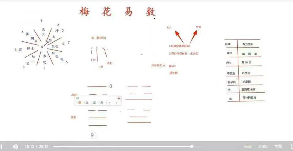 插图1–上清阁《梅花易数课》28集视频–91国学网