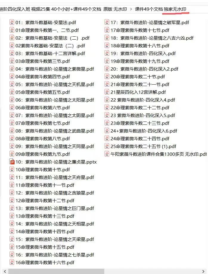 插图2–午阳紫薇斗数25集视频+课件–91国学网