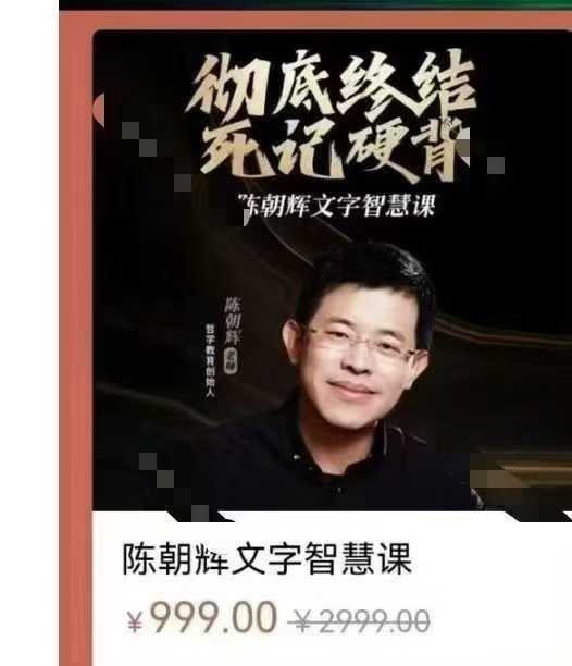 【测字】陈朝辉文字智慧27集视频带课件