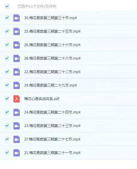 插图1–东篱老师 梅花易数1、2、3期共30集视频+课件–趣资源