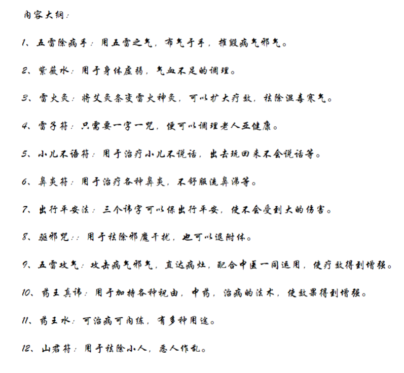 插图1–祝由书籍《雷法祝由一宗》–趣资源