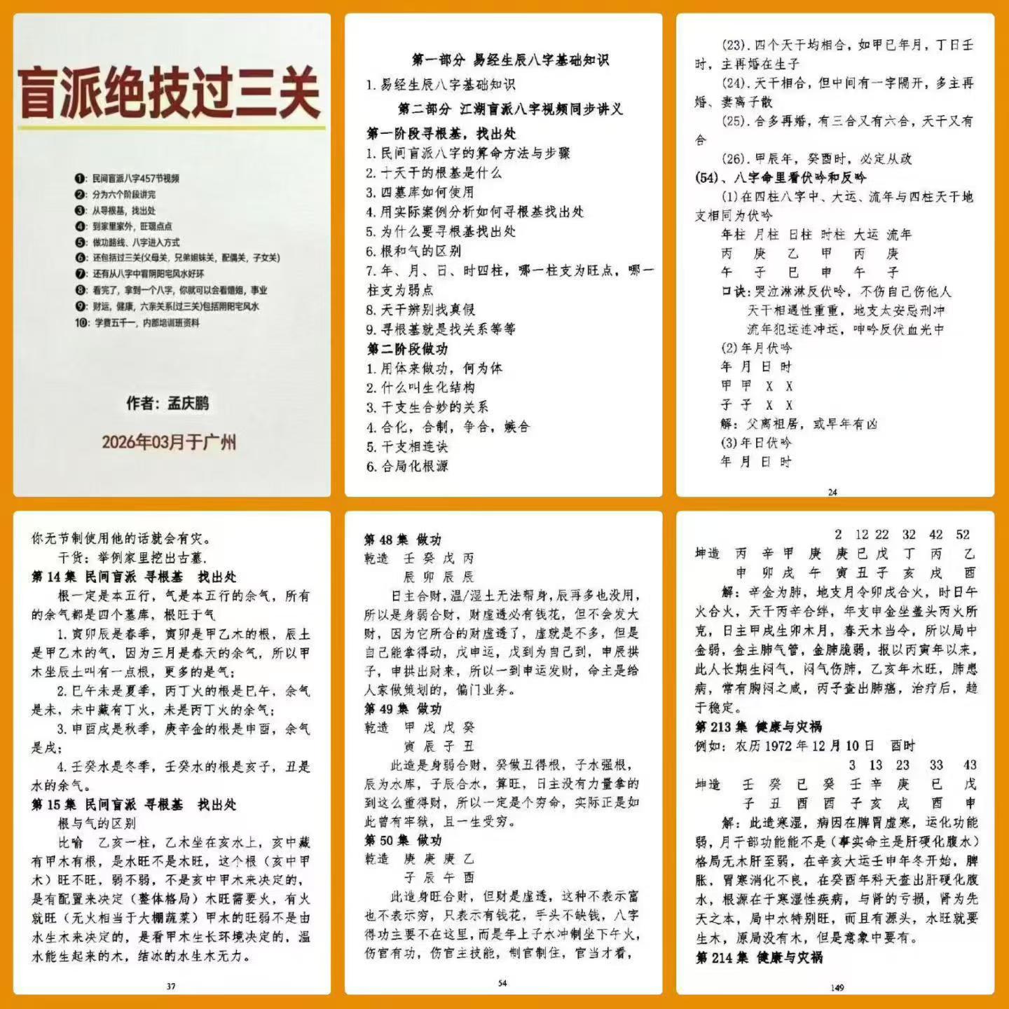 孟庆鹏 盲派绝技过三关303页