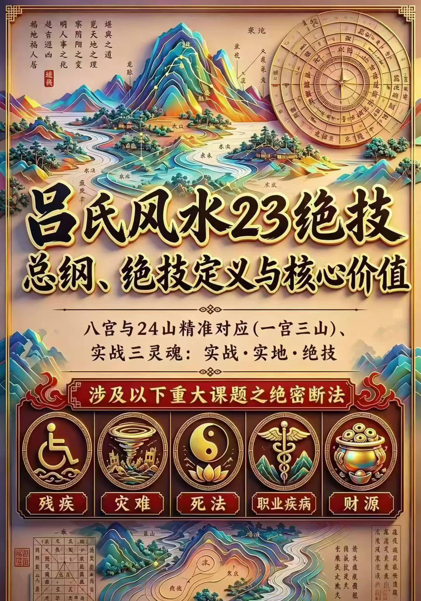 吕氏风水23绝技 完整全书【原版】