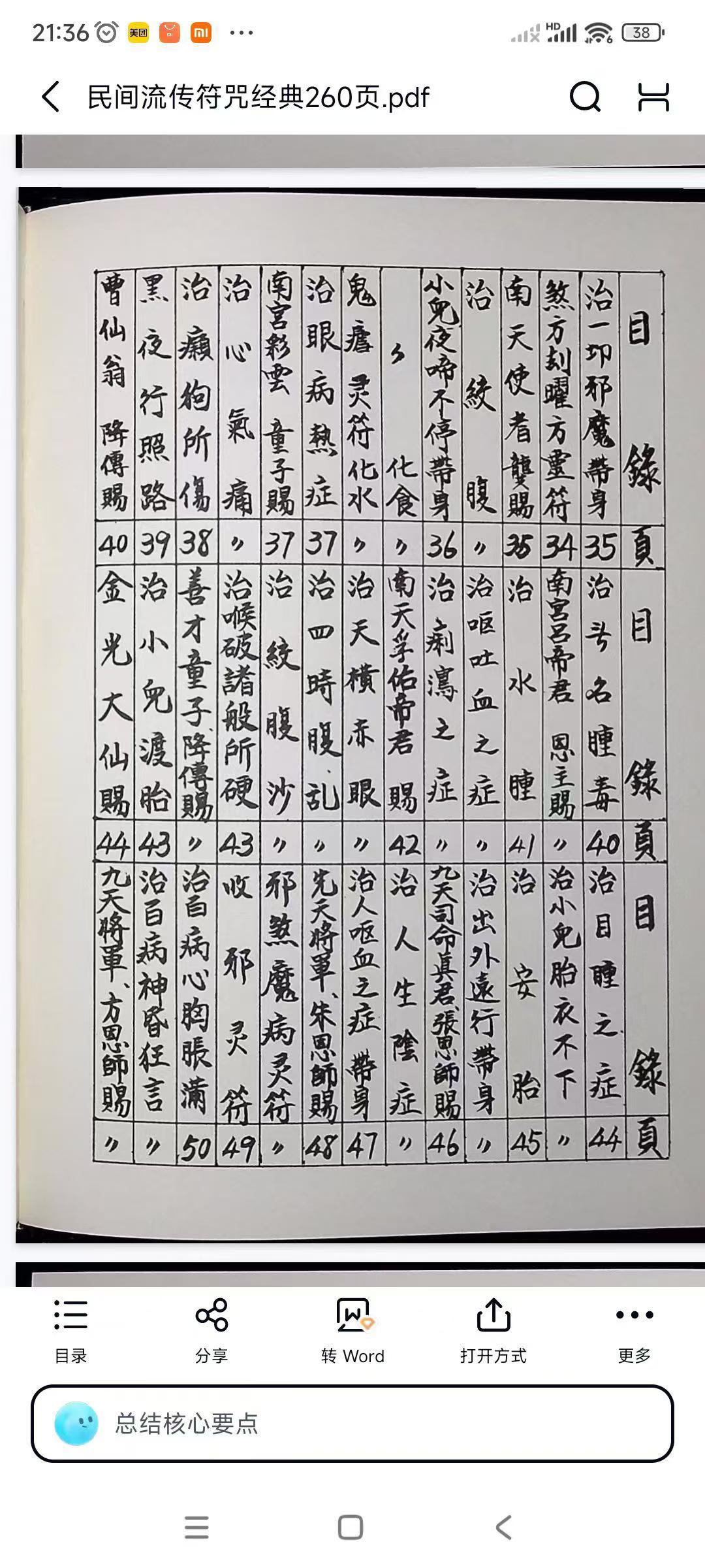 民间流传符咒经典260页