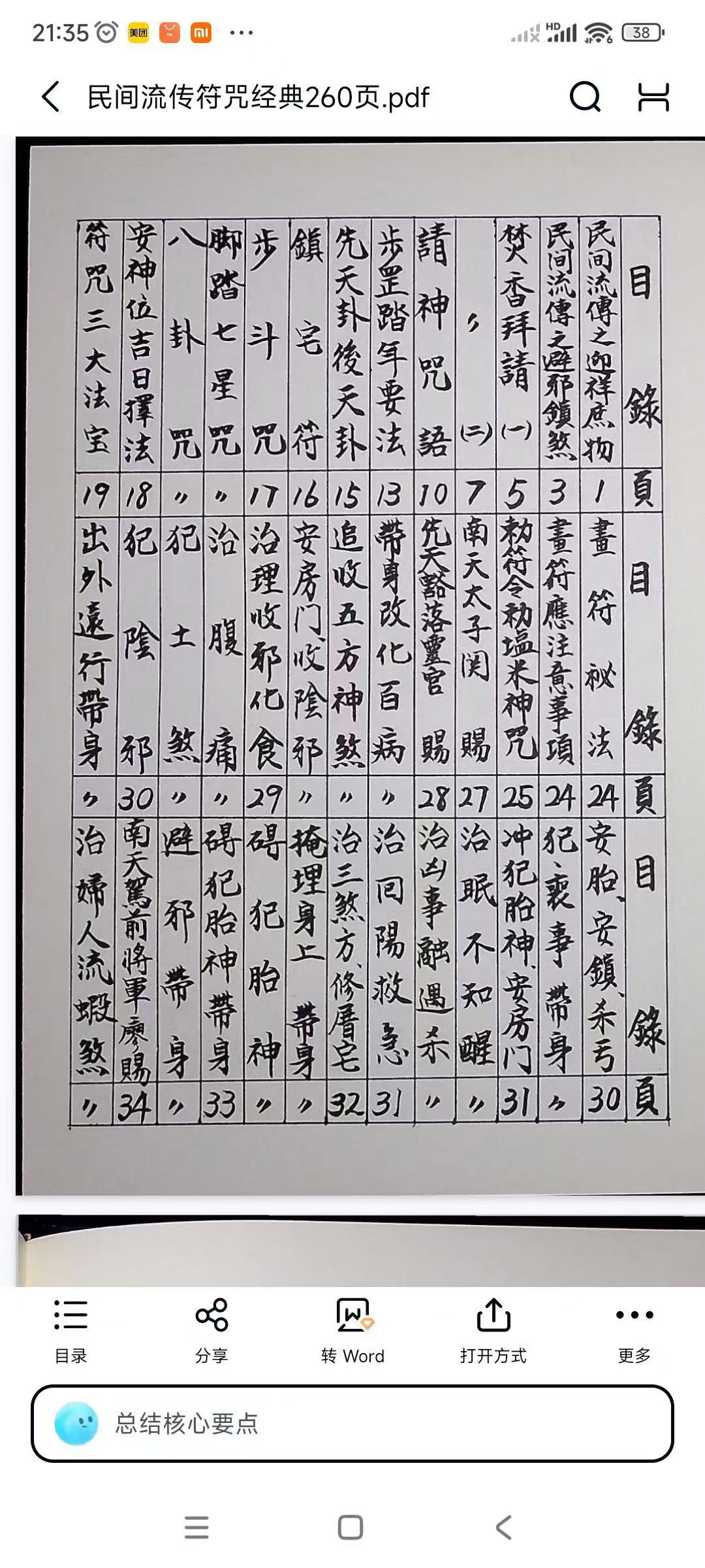 民间流传符咒经典260页