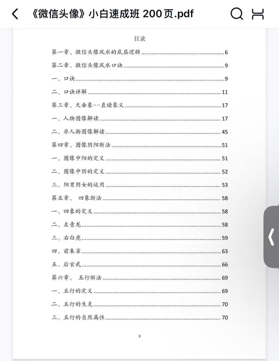 司天喜《微信头像》小白速成班 200页