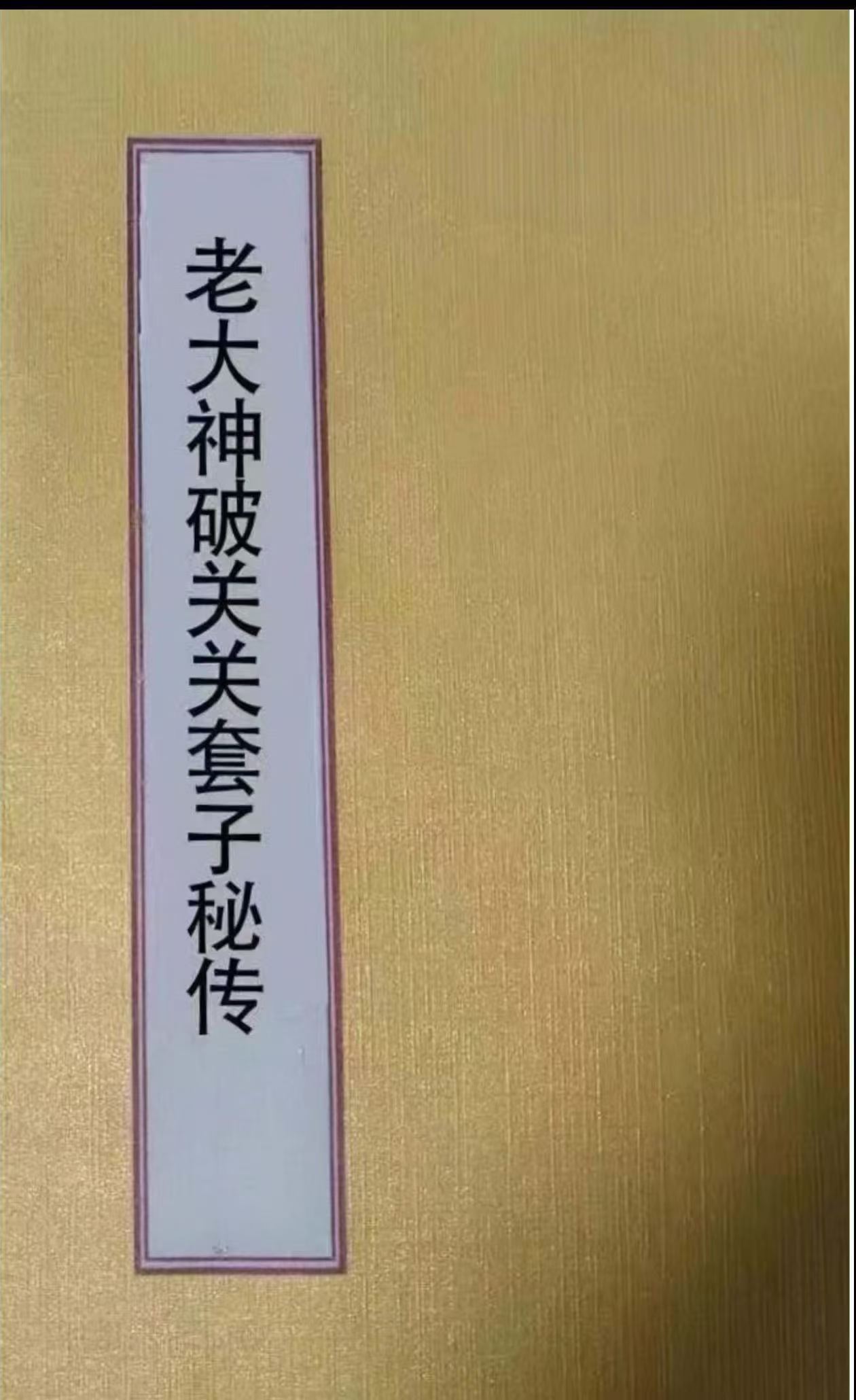 东北老大神破关关套子秘传.pdf
