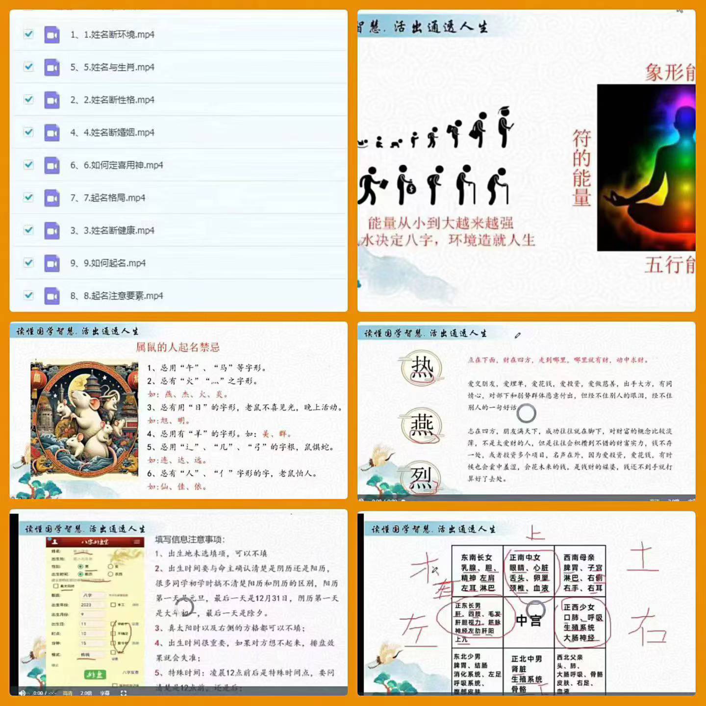插图1–泽谦《姓名学》9集–91国学网