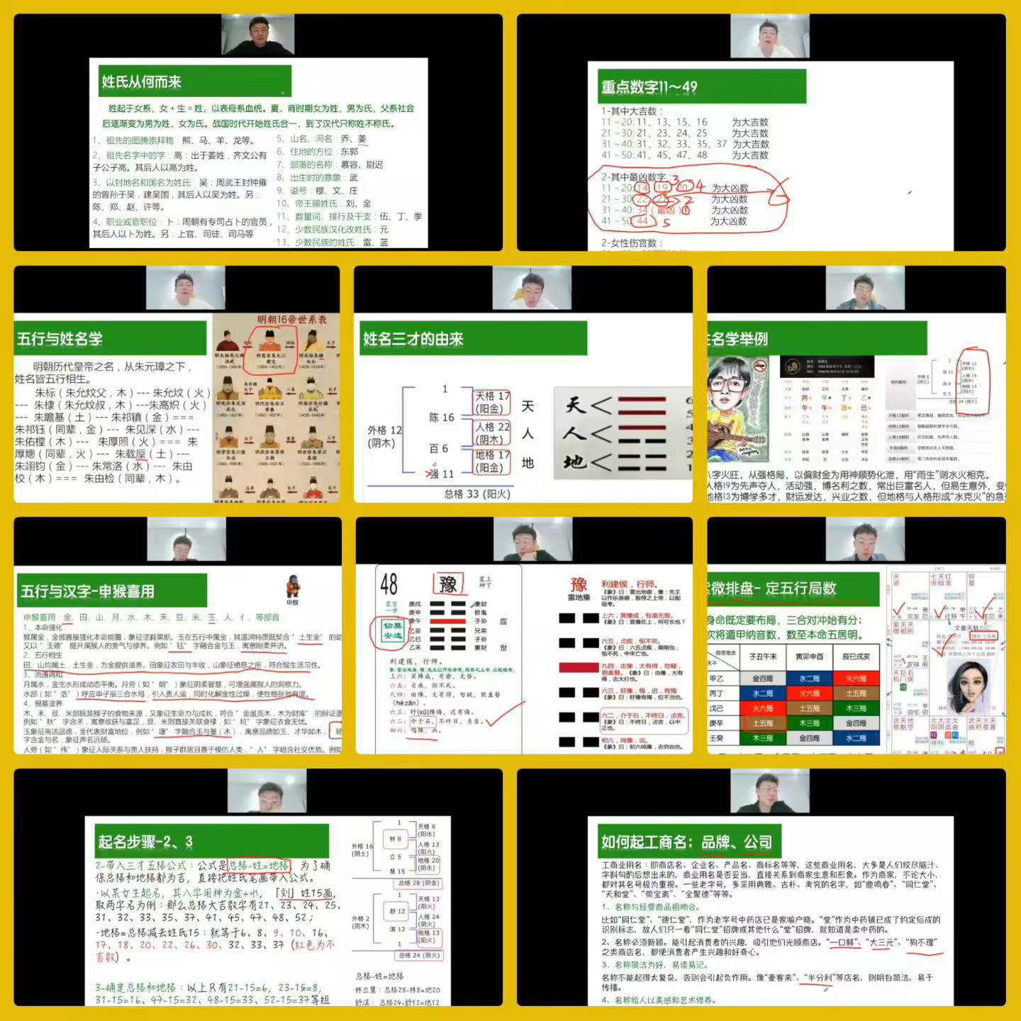 朱彦泽《姓名学全系统课》13集