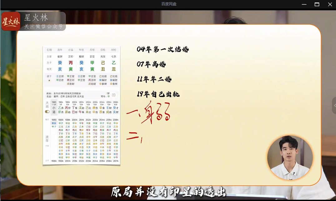 南卜子老师重磅新课｜八字口诀断